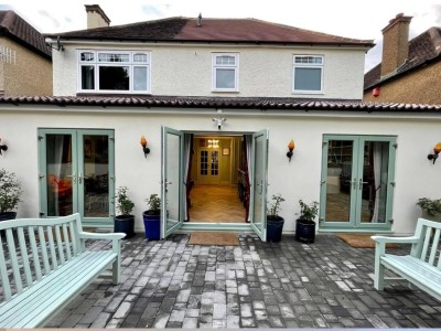 Downstairs extension with kitchen and dining area - external view - Bromley