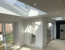 Ground floor home extension - kitchen and conservatory.
