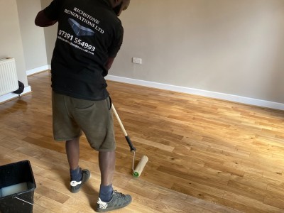Home extension with wooden floor, Bromley